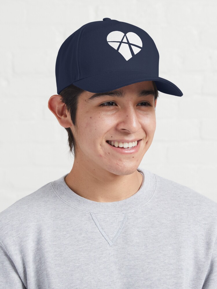Alternate view of White Relationship Anarchy Heart Cap