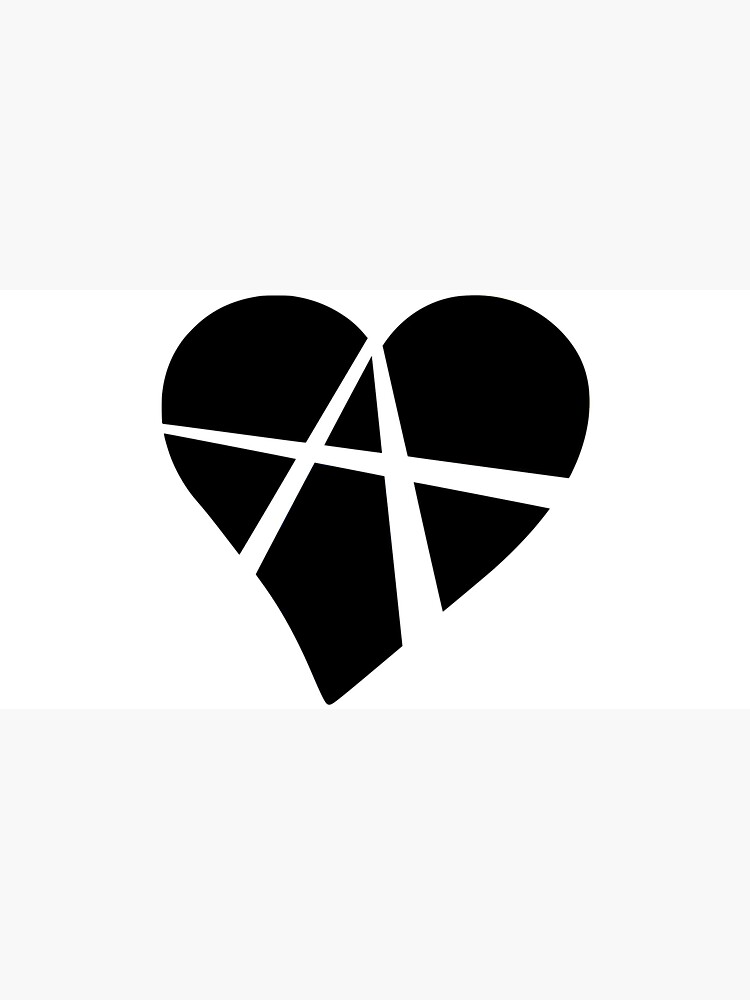 Black Relationship Anarchy Heart by polyphiliashop