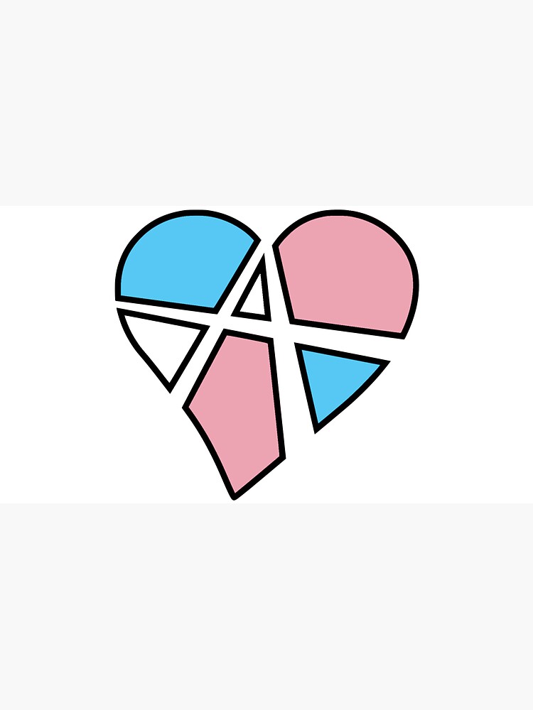 Transgender Relationship Anarchy Heart (Black) by polyphiliashop