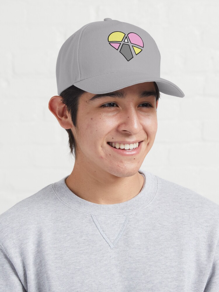 Alternate view of Queerplatonic Relationship Anarchy Heart (Black) Cap