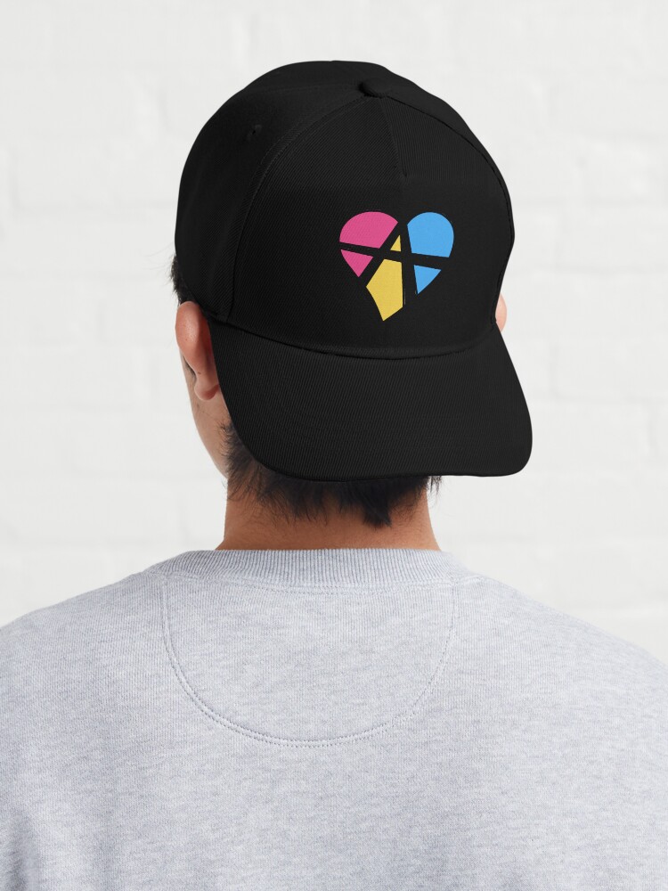 Alternate view of Pansexual Relationship Anarchy Heart (Black) Cap