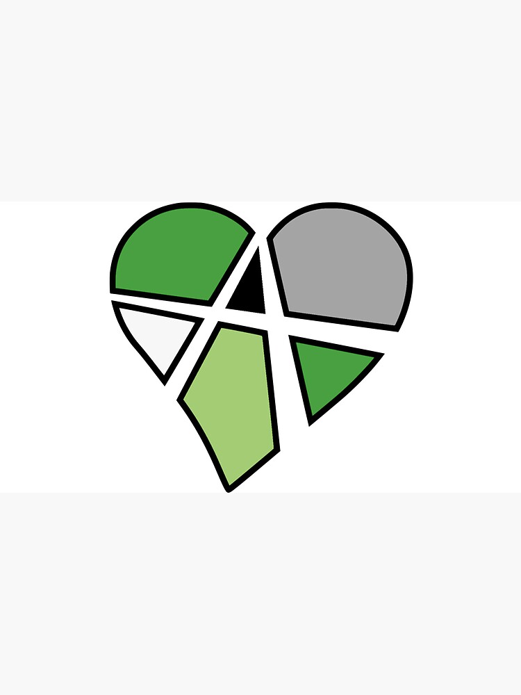 Aromantic Relationship Anarchy Heart (Black) by polyphiliashop