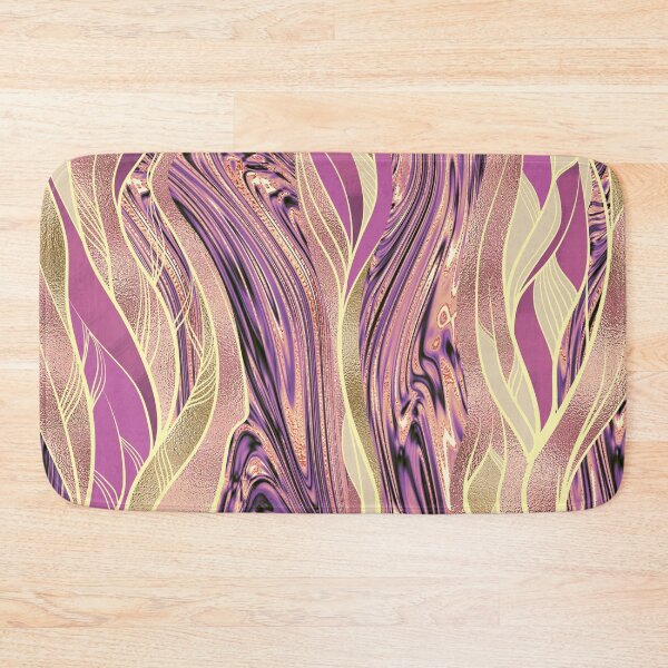 Item preview, Gold and pink autumn abstract composition designed and sold by Olga Lashko.
