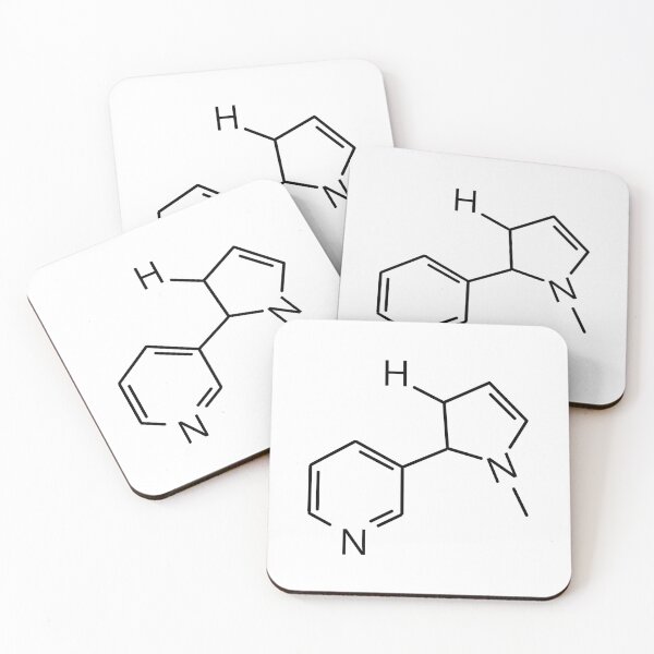 Item preview, Nicotine - Neurotransmitter, Mental Health, Psychology, Happiness, Brain, Neuron, Smoking, Vaping designed and sold by jadedscientist.