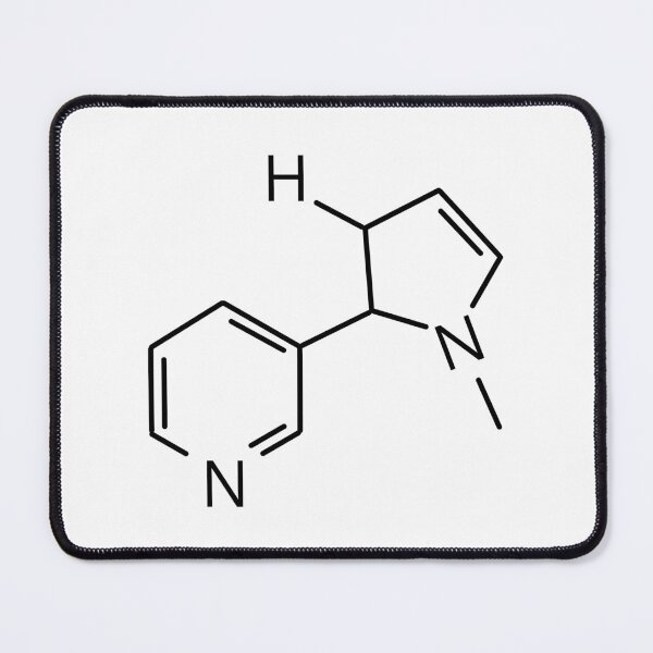 Item preview, Nicotine - Neurotransmitter, Mental Health, Psychology, Happiness, Brain, Neuron, Smoking, Vaping designed and sold by jadedscientist.