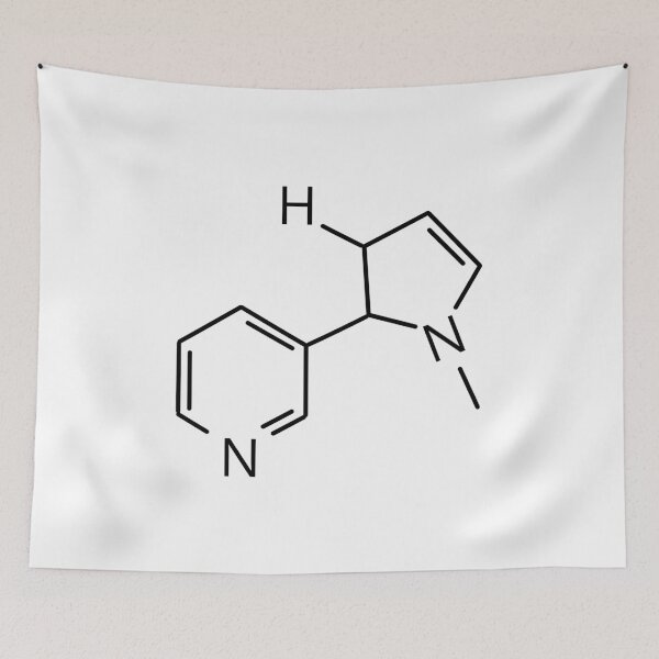 Item preview, Nicotine - Neurotransmitter, Mental Health, Psychology, Happiness, Brain, Neuron, Smoking, Vaping designed and sold by jadedscientist.