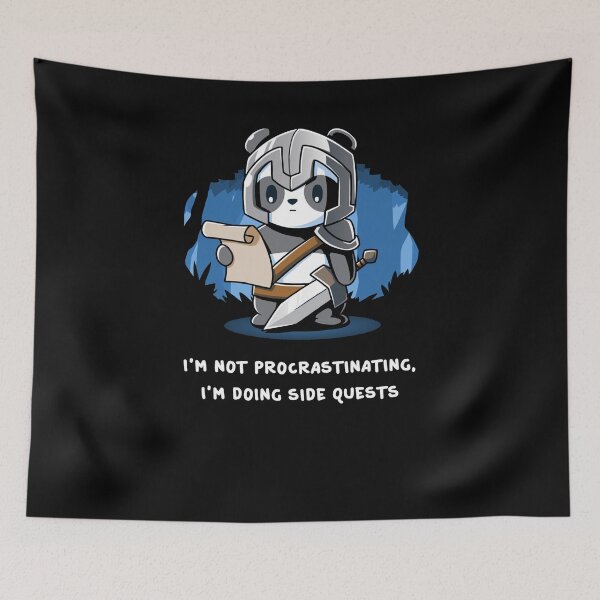 Item preview, I'm Not Procrastinating, I'm Doing Side Quests Gaming  designed and sold by A Little Bit of  Everything.