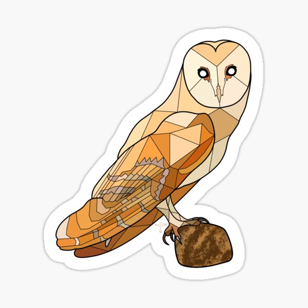 Item preview, Barn Owl, Colour designed and sold by DeStoya.