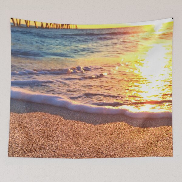 Item preview, Ocean Sunset By Pier designed and sold by NoSpecialShop.