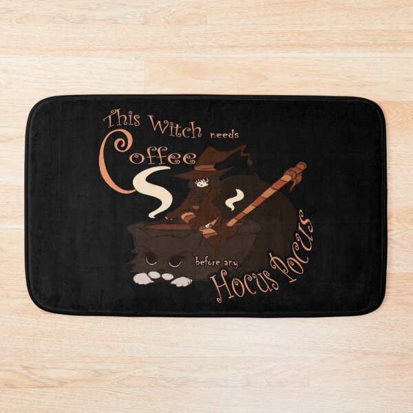 Item preview, Kawaii  Halloween  FUNNY  this witch needs coffee before any hocus pocus Gift   designed and sold by KiraSpace.