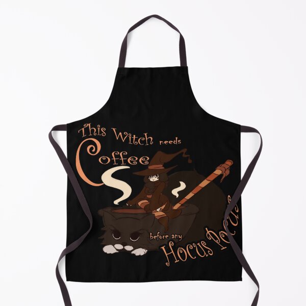 Item preview, Kawaii Halloween FUNNY this witch needs coffee before any hocus pocus Gift designed and sold by KiraSpace.