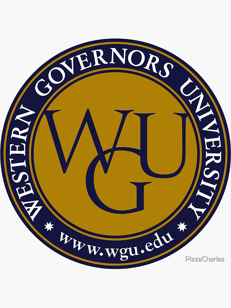 "Western Governors University" Sticker For Sale By PizzaCharles | Redbubble