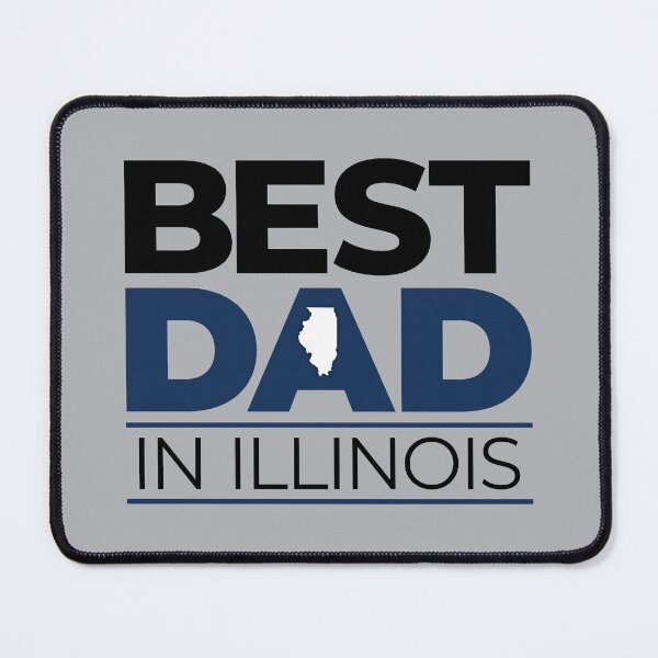 Item preview, Best Dad in Illinois designed and sold by OddPop.