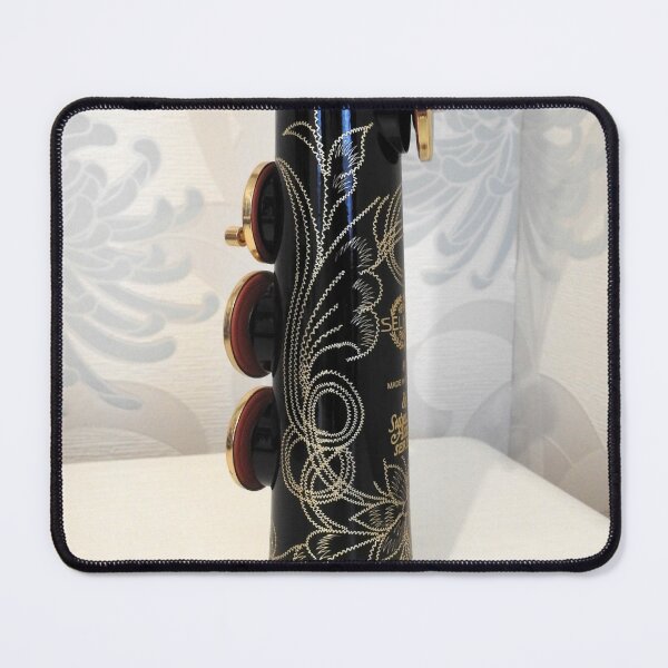 Item preview, Black Beauty - Ornate Soprano Sax designed and sold by SunriseRose.