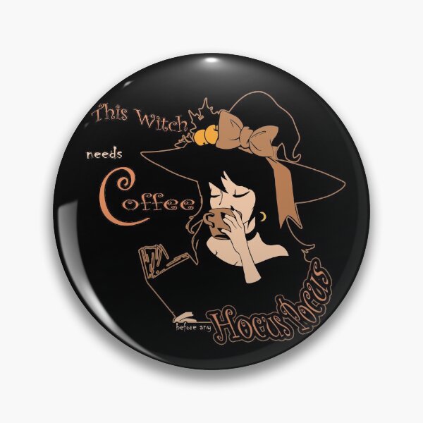 Item preview, Kawaii  Halloween  FUNNY  this witch needs coffee before any hocus pocus Gift   designed and sold by KiraSpace.