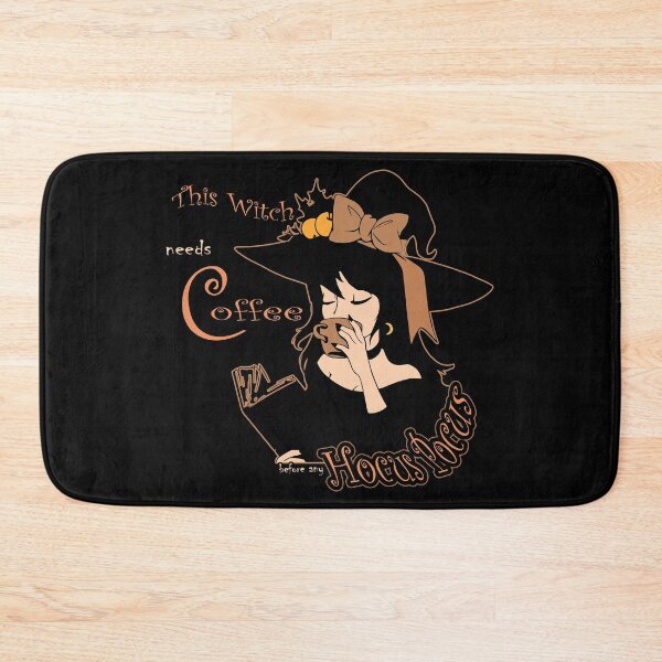 Item preview, Kawaii  Halloween  FUNNY  this witch needs coffee before any hocus pocus Gift   designed and sold by KiraSpace.
