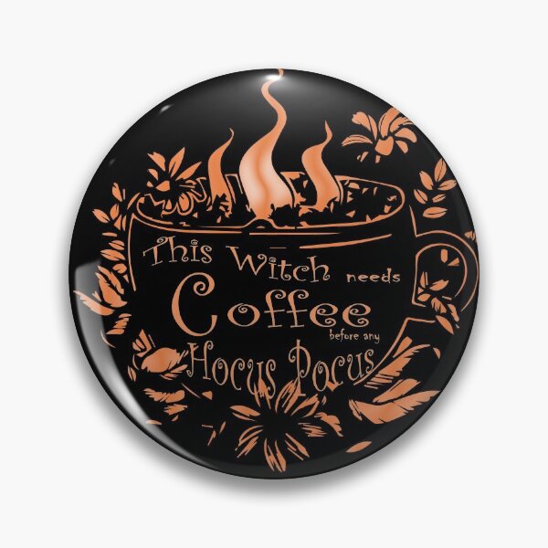Item preview, Kawaii  Halloween  FUNNY  this witch needs coffee before any hocus pocus Gift   designed and sold by KiraSpace.