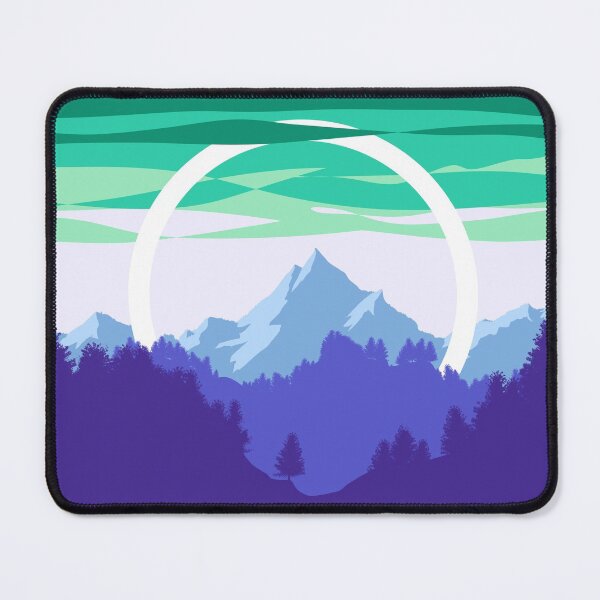 Item preview, Pride Mountain (Subtle Gay Pride Flag Design) designed and sold by Albrithr.