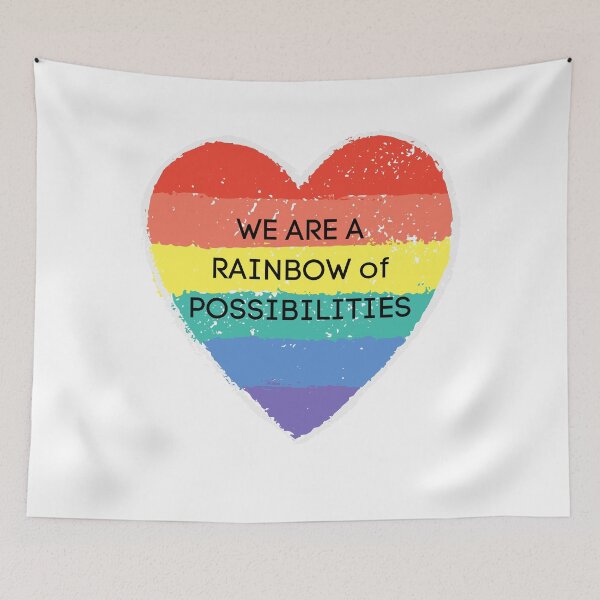 Item preview, You are a rainbow of possibilities i am we are funny rainbow lover multicolor  designed and sold by Petartist.