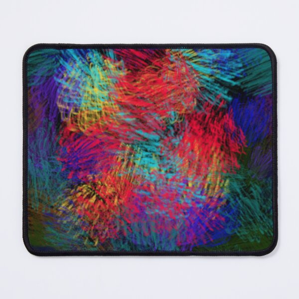 Item preview, Bright colored abstract image - like fireworks on a dark night, or stained glass in the rain. designed and sold by Alice-Mills.