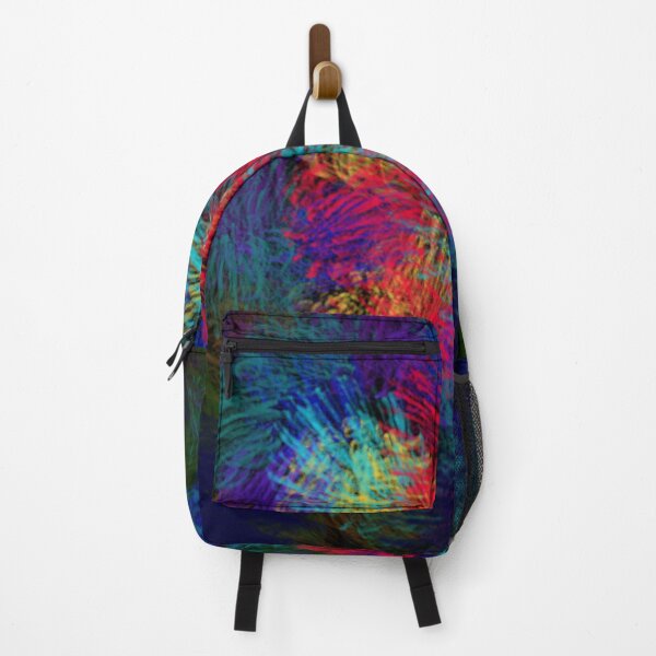 Item preview, Bright colored abstract image - like fireworks on a dark night, or stained glass in the rain. designed and sold by Alice-Mills.
