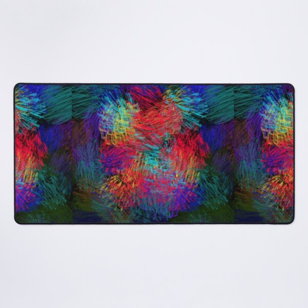 Item preview, Bright colored abstract image - like fireworks on a dark night, or stained glass in the rain. designed and sold by Alice-Mills.