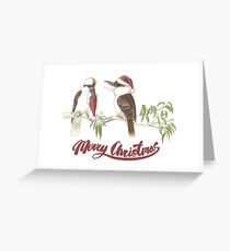 Merry Kookaburras Greeting Card