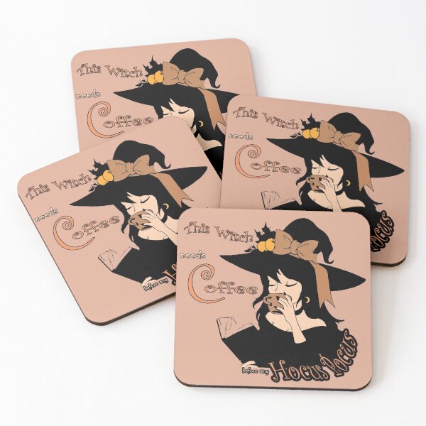 Item preview, Kawaii  Halloween  FUNNY  this witch needs coffee before any hocus pocus Gift   designed and sold by KiraSpace.