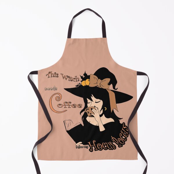 Item preview, Kawaii Halloween FUNNY this witch needs coffee before any hocus pocus Gift designed and sold by KiraSpace.