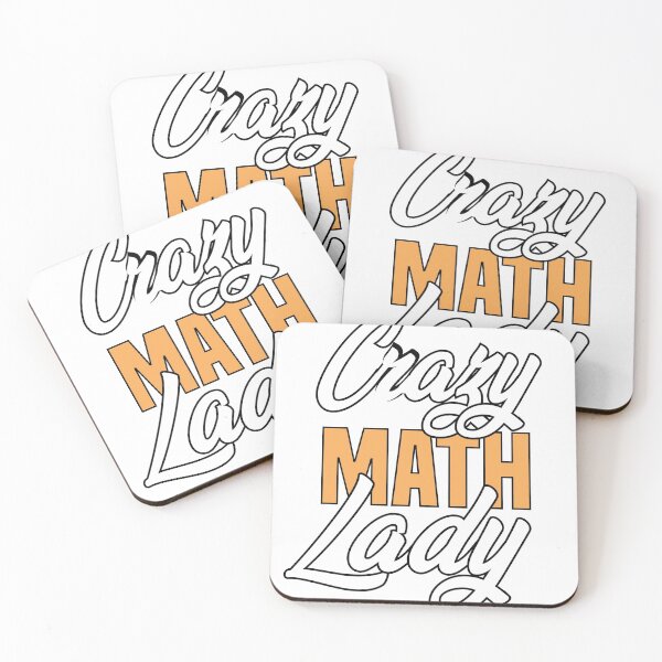 Item preview, Crazy Math lady, Funny saying for math teachers designed and sold by BeSerious1.