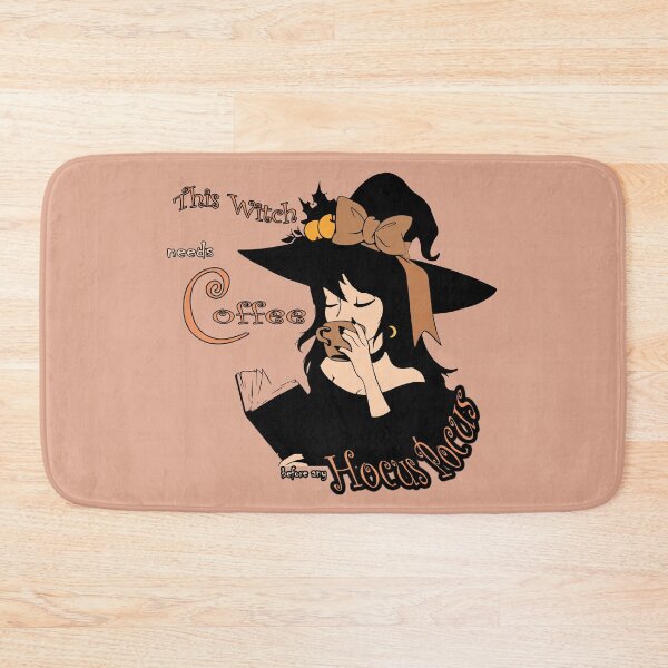 Item preview, Kawaii  Halloween  FUNNY  this witch needs coffee before any hocus pocus Gift   designed and sold by KiraSpace.