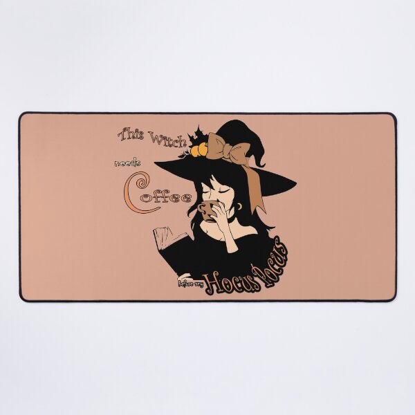 Item preview, Kawaii Halloween FUNNY this witch needs coffee before any hocus pocus Gift designed and sold by KiraSpace.