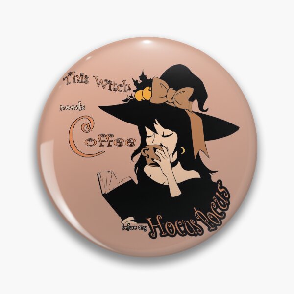 Item preview, Kawaii  Halloween  FUNNY  this witch needs coffee before any hocus pocus Gift   designed and sold by KiraSpace.