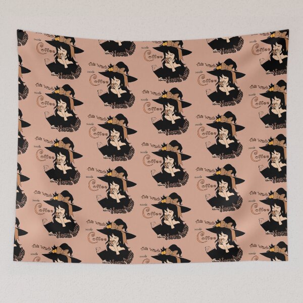 Item preview, Kawaii  Halloween  FUNNY  this witch needs coffee before any hocus pocus Gift   designed and sold by KiraSpace.