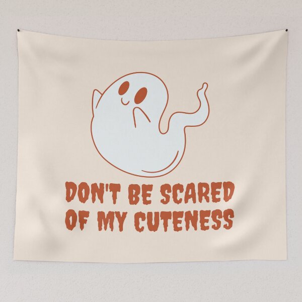 Item preview, CUTE HALLOWEEN GHOST (Dark Orange) designed and sold by Aurinkuu.