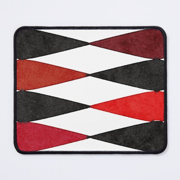Item preview, Retro Harlequin Pattern in Red, White and Black, perfect for throw pillows and cushions. designed and sold by Alice-Mills.