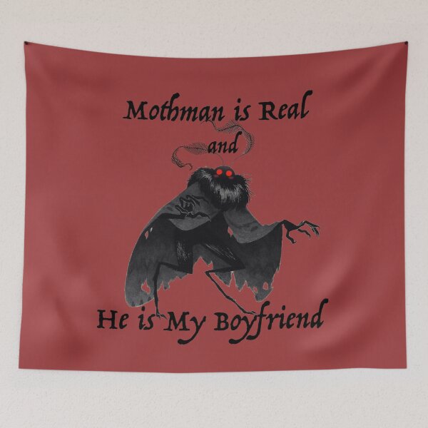 Item preview, Mothman is My Boyfriend designed and sold by ThneedToKnow.