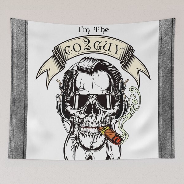 Item preview, CO2 Guy Certified Real Global Climate Menace WHT Framed designed and sold by Xzendor7 Digital Art Creations.