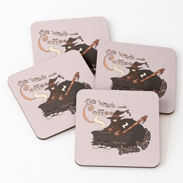 Item preview, Kawaii  Halloween  FUNNY  this witch needs coffee before any hocus pocus Gift   designed and sold by KiraSpace.