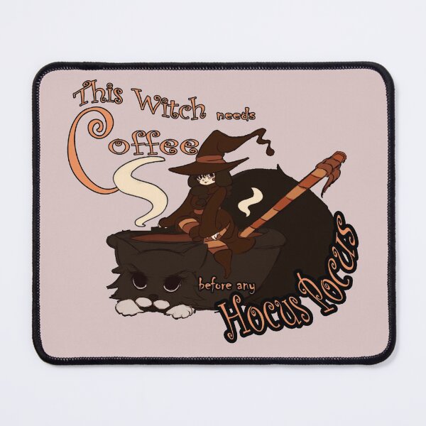 Item preview, Kawaii  Halloween  FUNNY  this witch needs coffee before any hocus pocus Gift   designed and sold by KiraSpace.