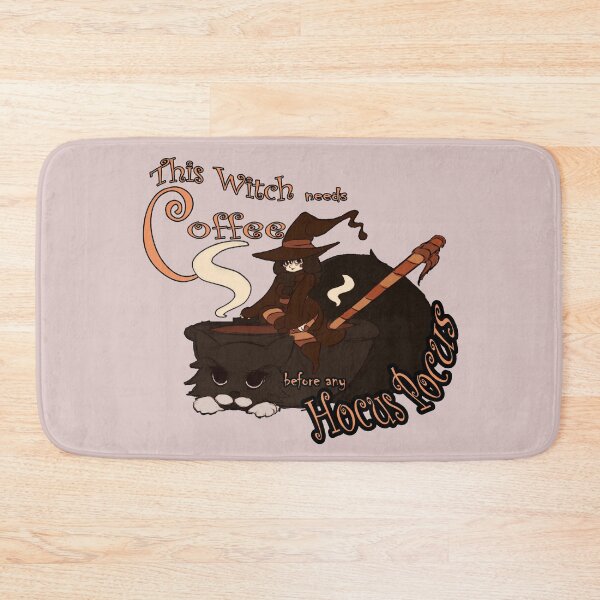 Item preview, Kawaii  Halloween  FUNNY  this witch needs coffee before any hocus pocus Gift   designed and sold by KiraSpace.