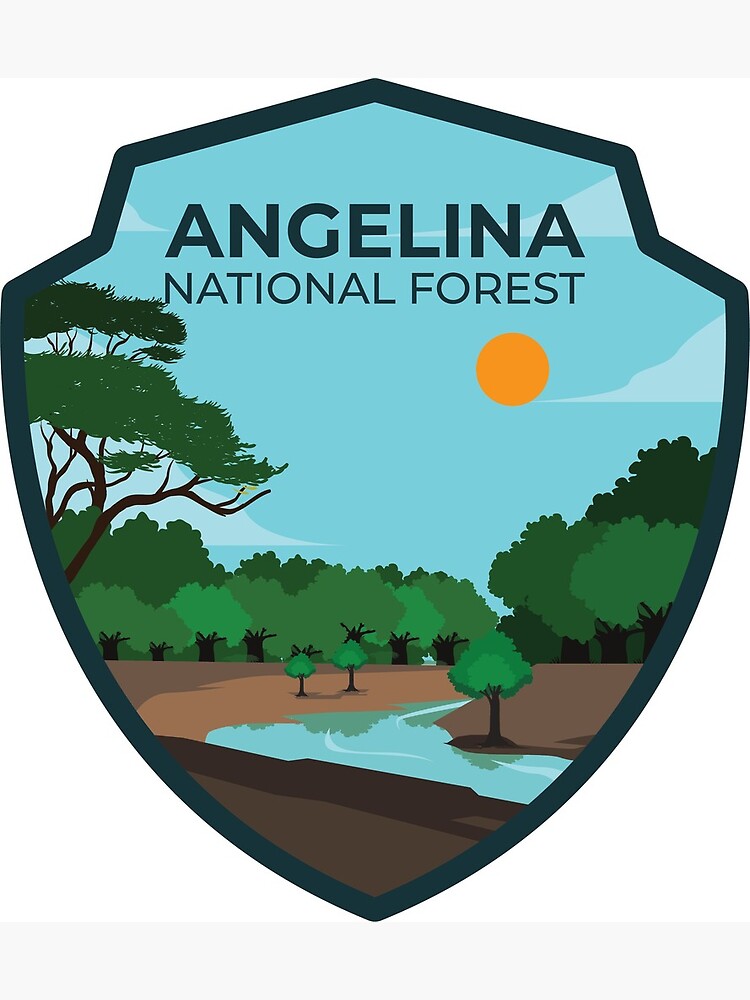 "Angelina National Forest" Poster for Sale by parkland Redbubble