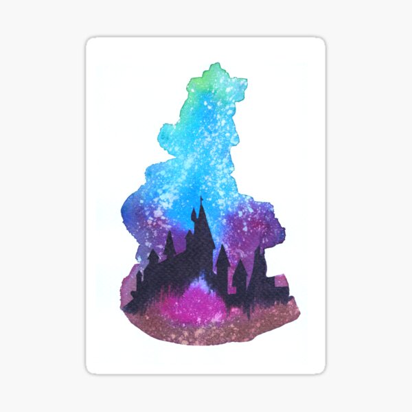 Castle burn Sticker