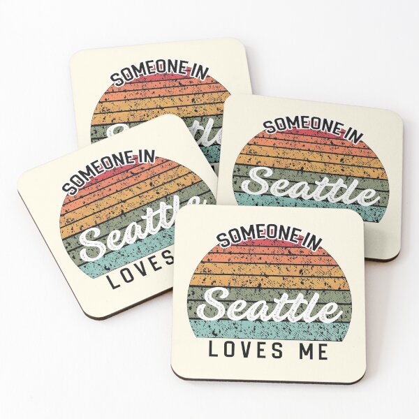 Item preview, United States Travel -- Someone in Seattle Loves Me (Light Background) designed and sold by TheEditrix.