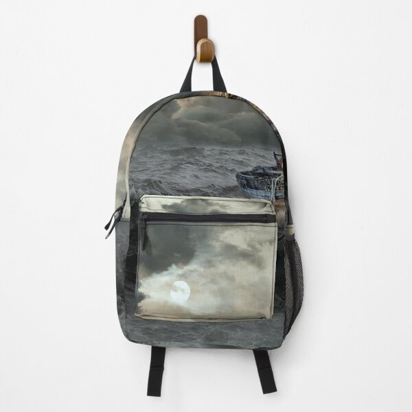 Item preview, Abandoned Boat In Ocean Storm designed and sold by NoSpecialShop.