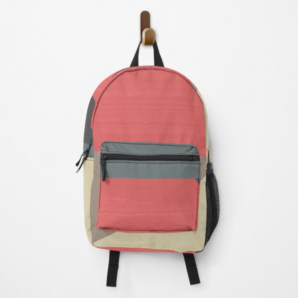 Item preview, Angled and Brushed, Colorblock Earth Tones, Coral, Sand, Charcoal, Steel Grey and Nutmeg. designed and sold by Alice-Mills.