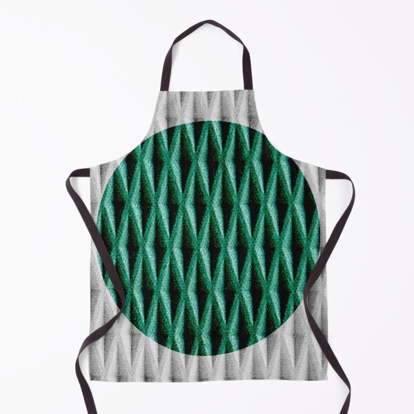 Artikelvorschau, Plissee-Stoff in Emerald Green und Pale Grey entworfen und verkauft von Alice-Mills.