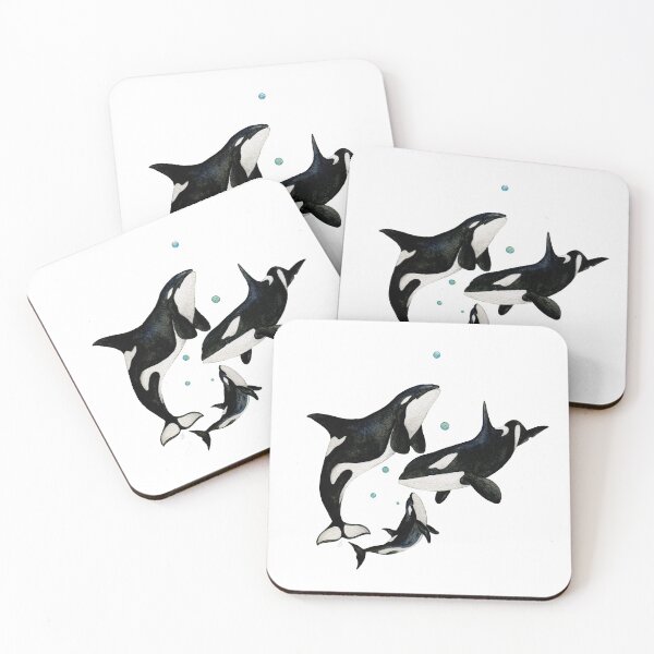 Item preview, Orcas  designed and sold by ColorSplendor.