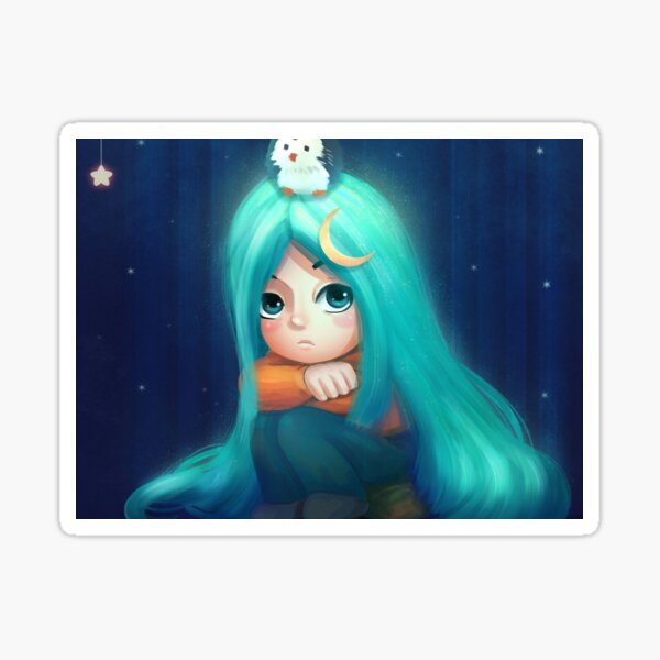 Item preview, Fille bleue designed and sold by Artgrocery.