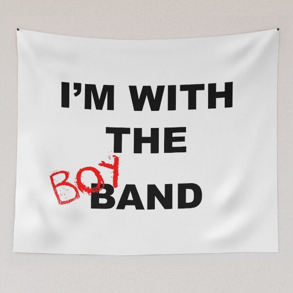 Item preview, I'm with the boyband - white designed and sold by xxxJxxx.